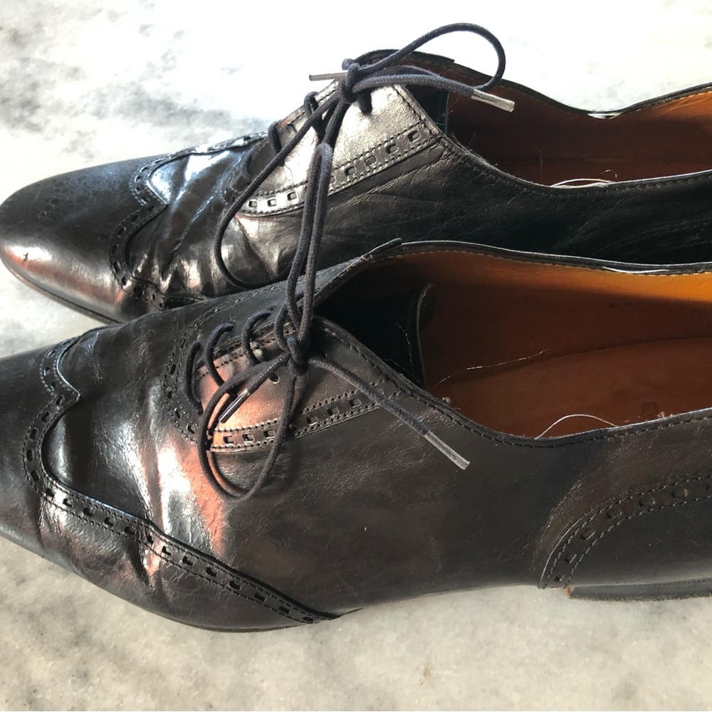 Etro black lace up wingtip Oxford - sz 11.5/12